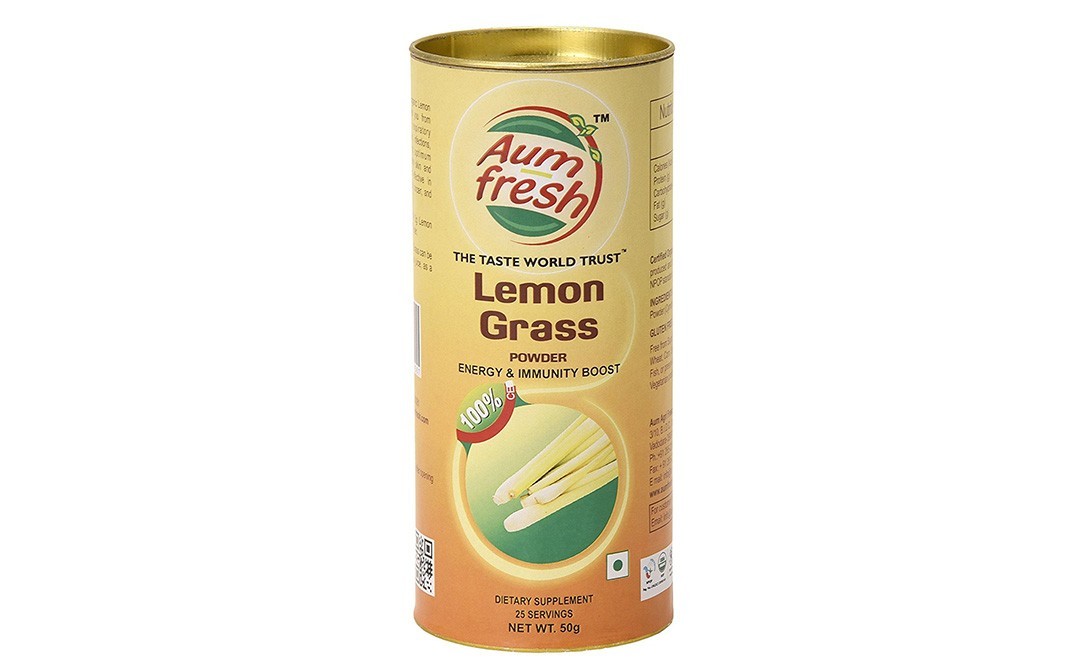 Aum Fresh Lemon Grass Powder    Tin  50 grams